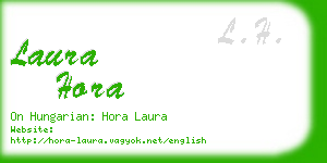 laura hora business card